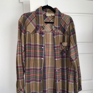 Oversized brown shacket